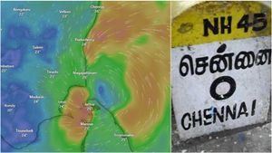 பேய் காற்று + கனமழை.. சென்னையிலிருந்து புயல் எவ்வளவு தூரத்தில் இருக்கிறது! புது அப்டேட்