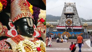 சனிக்கிழமையில் 30 காம்ப்ளக்ஸும் நிரம்பிடுச்சு! திருப்பதி ஏழுமலையானை காண குவிந்த பக்தர்கள் கூட்டம்
