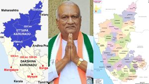 கர்நாடகா 2 ஆக உடைகிறது? 15 மாவட்டங்களுடன் உருவாகும் புதிய மாநிலம்? மோடிக்கு போன கடிதம்