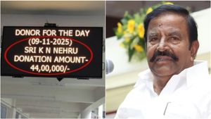 ஏன் திருப்பதிக்கு ரூ.44 லட்சம் நன்கொடை கொடுக்க கூடாது? கேள்வியால் டென்ஷனான அமைச்சர் கே.என்.நேரு!