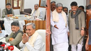 கர்நாடகா முதல்வர் பதவி..டிகே சிவக்குமாருக்கு விருந்து வைத்து பிரச்சனையை முடித்த சித்தராமையா