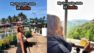 உண்மையாவே கடவுளின் தேசம் தான்.. கேரளாவை கண்டு மெய்மறந்த ரஷ்ய சுற்றுலாப் பயணி