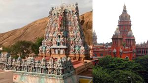 திருப்பரங்குன்றம் மலை உச்சியில்.. தீபம் ஏற்ற அனுமதி அளித்ததை எதிர்த்து கோயில் நிர்வாகம் அப்பீல்