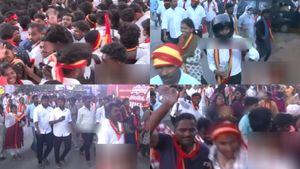 ஈரோடு: விஜய்யை முன்வரிசையில் நின்று காண முண்டியடித்து ஓடிய தொண்டர்கள்.. விரட்டிவிட்ட போலீசார் 