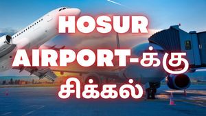 முஷ்டியை முறுக்கும் பெங்களூர்! ஓசூர் விமான நிலையம் தள்ளிப்போகிறதா? தமிழ்நாட்டின் பிளானுக்கு சிக்கல்