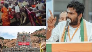 திருப்பரங்குன்றம் சம்பவம்: பக்தர்களின் நம்பிக்கையை திமுக அரசு உடைத்துள்ளது! - அண்ணாமலை