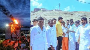 திருப்பரங்குன்றமே தீரல.. திண்டுக்கல் பக்கம் வண்டியை திருப்பிய பாஜக! மலைக்கோட்டையில் அபிராமி அம்மன்?