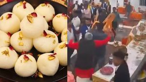 ரசகுல்லாவால் நின்றுப்போன திருமணம்.. ஹோட்டலில் மணமகன் - மணமகள் வீட்டார் அடிதடி.. என்னாச்சி?