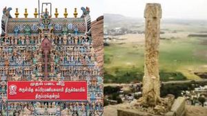 திருப்பரங்குன்றம் மலை மீது இருப்பது தீபத்தூணா? நில அளவை கல்லா? தொல்லியல் துறையினர் ஆய்வு