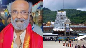 75வது பிறந்தநாள்.. கொண்டாடிய கையோடு திருப்பதி போன ரஜினிகாந்த்! ஏழுமலையான் கோயிலில் தரிசனம்