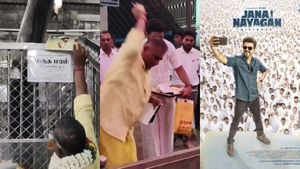சிக்கலில் ‛ஜனநாயகன்'.. விஜய்க்காக பிள்ளையார்பட்டியில் புஸ்ஸி ஆனந்த் செய்த செயல்.. கையில் என்ன அது?