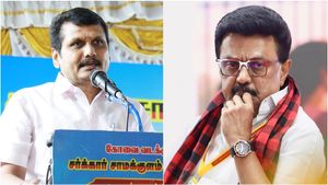 கோவையில் 5 தொகுதிகளில் சாதகமாக வந்த உளவுத்துறை ரிப்போர்ட்.. செந்தில் பாலாஜியால் உற்சாகமான ஸ்டாலின்!
