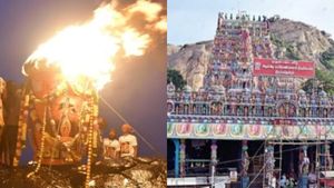 திருப்பரங்குன்றம் மலைத் தூணில் தீபம் ஏற்றலாம்! தமிழக அரசின் மனு தள்ளுபடி! உயர்நீதிமன்றம் உத்தரவு