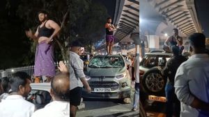 கோவை அவிநாசி சாலையை கதிகலங்க வைத்த போதை இளைஞர்.. மக்கள் செய்த தரமான சம்பவம்