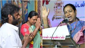 DMDK Alliance: 6+1.. விஜயபிரபாகரனுக்காக திமுகவிடம் வைத்த கோரிக்கை.. ஆண்டாள் கோயிலில் தரிசனம் செய்த பிரேமலதா!
