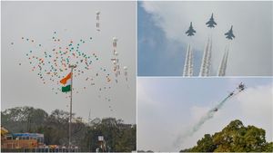 டெல்லி வானத்தில் நடக்கும் மேஜிக்.. வந்தே மாதரம் 150 ஆண்டுவிழா! மிரள வைக்கும் குடியரசு தின அணிவகுப்பு