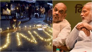 மோடி, அமித்ஷாவுக்கு எதிராக கோஷம் போட்ட.. மாணவர்கள் மீது FIR! ஜேஎன்யுவில் மீண்டும் சலசலப்பு