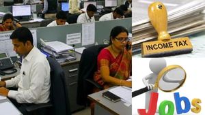 வருமான வரித்துறை அலுவலகத்தில் வேலை.. 81 ஆயிரம் வரை சம்பளம்.. 10, 12 ஆம் வகுப்பு தகுதி தான்!