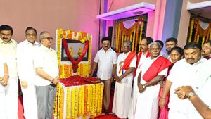 காந்தி - தோழர் ஜீவா சந்தித்த இடத்தில் பிரமாண்ட மணிமண்டபம்.. திறந்து வைத்தார் முதல்வர் ஸ்டாலின்