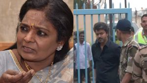 விஜய்யை சிபிஐ சென்னையிலேயே விசாரித்திருக்கலாமே! வந்து விழுந்த கேள்வி! தமிழிசை பதிலை பாருங்க