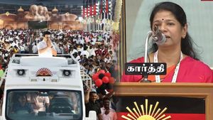 “தென்னகத்தின் எஃகு மனிதர் முதல்வர் ஸ்டாலின் ”.. விருதுநகர் இளைஞரணி மாநாட்டில் கனிமொழி பேச்சு!