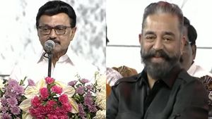 Kamal: மீடியா மைக்கில் புலம்பிய சிலரை! நாடாளுமன்ற மைக்கிலும் புலம்ப வைத்த கமல்! ஸ்டாலின் கலகல
