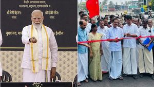 மோடி திறந்து வைத்த சாலையை.. தனியாக திறந்து வைத்த கேரள அமைச்சர்! ஒரு ரோடும் தேர்தல் படுத்தும் பாடும்