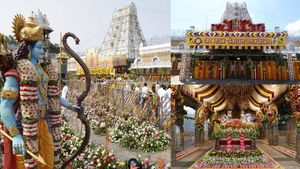 திருப்பதியில் உகாதி பண்டிகை கோலாகலம்! நேற்று ஒரே நாளில் குவிந்த பக்தர்கள்!