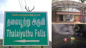 ஒட்டன்சத்திரம் தளையூத்து அருவிக்கு வந்த 11 நண்பர்கள்! நீரில் மூழ்கி 4 பேர் பலியான சோகம்!