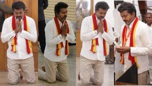கைக்கு வந்த நெகட்டிவ் ரிப்போர்ட்! சர்ச்சில் முட்டி போட்டு நடக்க இப்படி ஒரு காரணமா? விஜய் தீவிர மூவ் 