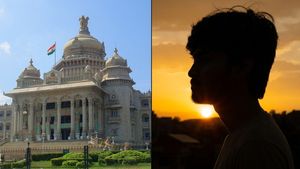 தமிழக லாரியை பறிமுதல் செய்த பெங்களூர் போலீஸ்.. வேதனையில் டிரைவர் எடுத்த விபரீத முடிவு!