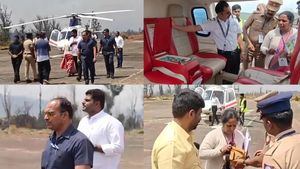 ஹெலிகாப்டரில் பறந்த அண்ணாமலை..  தரையிறங்கியதும் சுத்துப்போட்ட அதிகாரிகள்! என்ன நடந்தது?  பரபரப்பு 