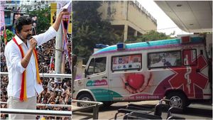 திருச்சியில் விஜய் பேசிக்கொண்டிருக்கும்போதே சரிந்த பெண்கள்! பரப்புரை கூட்டத்தில் நடத்த சம்பவம்! 