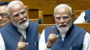 இது சலுகையல்ல உரிமை.. பெண்களுக்கான இடஒதுக்கீட்டில் எதிர்க்கட்சிகளுக்கு மோடி வார்னிங்.. என்ன பேசினார்?