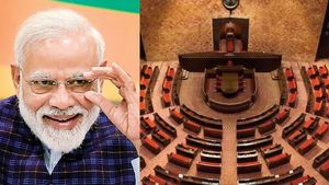 ராஜ்யசபாவில் தனி பெரும்பான்மையை நெருங்கும் பாஜக! ஆம்ஆத்மி எம்பிக்களால் பலம்பெற்ற ‘தாமரை'