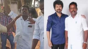 போதையில் கையில் பீர் பாட்டிலுடன் ஆட்டம் போட்ட தஞ்சை தவெக எம்எல்ஏ.. வைரலாகும் பழைய வீடியோ!