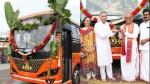 திருப்பதிக்கு வந்த சர்ப்ரைஸ் கிப்ட்.. மகா துவாரம் முன்பு சென்னை தொழிலதிபர் செய்த அசத்தல் காரியம்