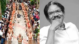சொந்த மண்ணில் சாய்ந்தார் இயக்குனர் இமயம்.. 72 குண்டு முழங்க அரசு மரியாதையுடன் பாரதிராஜா உடல் அடக்கம்