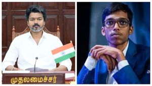 Praggnanandhaa: நார்வே செஸ் சாம்பியன் பிரக்ஞானந்தாவை வாழ்த்திய முதல்வர் விஜய்.. ரூ.50 லட்சம் பரிசு