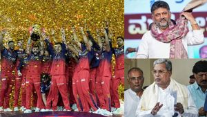 RCB-க்கு வாழ்த்து சொன்ன டி.கே.சிவகுமார்! வார்னிங் கொடுத்த சித்தராமையா! இந்த முறை தவறு நடக்கக்கூடாது!