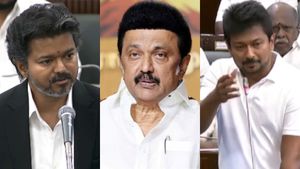 உங்க அப்பா இருப்பாருனு சொன்னாங்க.. ஸ்டாலின் தோல்வியை நக்கல் அடித்து உதயநிதியை சாடிய விஜய்! 