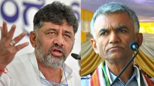 அமைச்சர் பதவிக்கு குட்பை? பெங்களூர் வளர்ச்சி துறையின் பல்லை பிடுங்கிய டிகே சிவக்குமார்.. கிருஷ்ணபைரே கவுடா அதிருப்தி