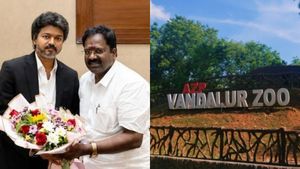 வண்டலூர் பூங்கா என்ன உங்க அப்பன் வீட்டுச் சொத்தா? அமைச்சருக்கு திமுக ஐடி விங் கண்டனம்
