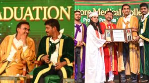 கோவை மருத்துவக் கல்லூரி பட்டமளிப்பு விழாவில் ஒலித்த விஜய் பாடல்! முகம் சுளித்த மாணவர்களின் பெற்றோர் 