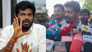 அண்ணாமலையெல்லாம் பிரச்சினை இல்லைங்க! திமுகதான் எங்களுக்கு எதிரி! கொந்தளித்த அமைச்சர் விக்னேஷ்