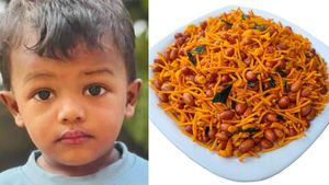 எமனாக மாறிய நிலக்கடலை.. ஆசையோடு மிக்சர் தின்ற 3 வயது குழந்தை பலி.. இப்படியா நடக்கணும்.. சோகம்