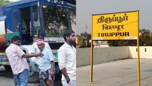 திருப்பூரில் சோகம்.. காக்காபள்ளம் சாலை விபத்தில் 6 பேர் பலி! டேங்கர் லாரி - கார் நேருக்கு நேர் மோதல்