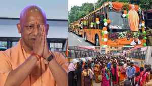 தமிழ்நாடு ஸ்டைலை பின்பற்றும் உத்தரபிரதேசம்! 60 வயதுக்கு மேற்பட்ட அனைத்து பெண்களுக்கு பஸ்களில் இலவசம்