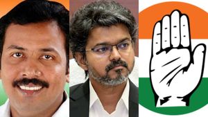 ராஜேஷ்குமார் பேச்சால் காங்கிரஸுக்குள் பஞ்சாயத்து.. தவெக கூட்டணி முறிகிறதா? பின்னணியில் நடந்தது என்ன?