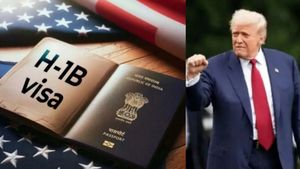 அமெரிக்க வாழ் இந்தியர்களுக்கு ஆப்பு.. H-1B விசா ஏற்கனவே இருந்தாலும் கூடுதல் கட்டணம்! டிரம்ப் தடாலடி 
